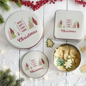 Städter Gebäckdose Yummy Christmas Ø 22 X 9,5 Cm Bunt Rund 8